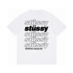 thumbnail for 【High Quality】
         Stutsy STU22Y Short sleeve cotton barrel-to-fit ⭕ cut-out pattern
Color, black, white, navy blue, flower gray
Sizes, S-2XL
Style no: 221#