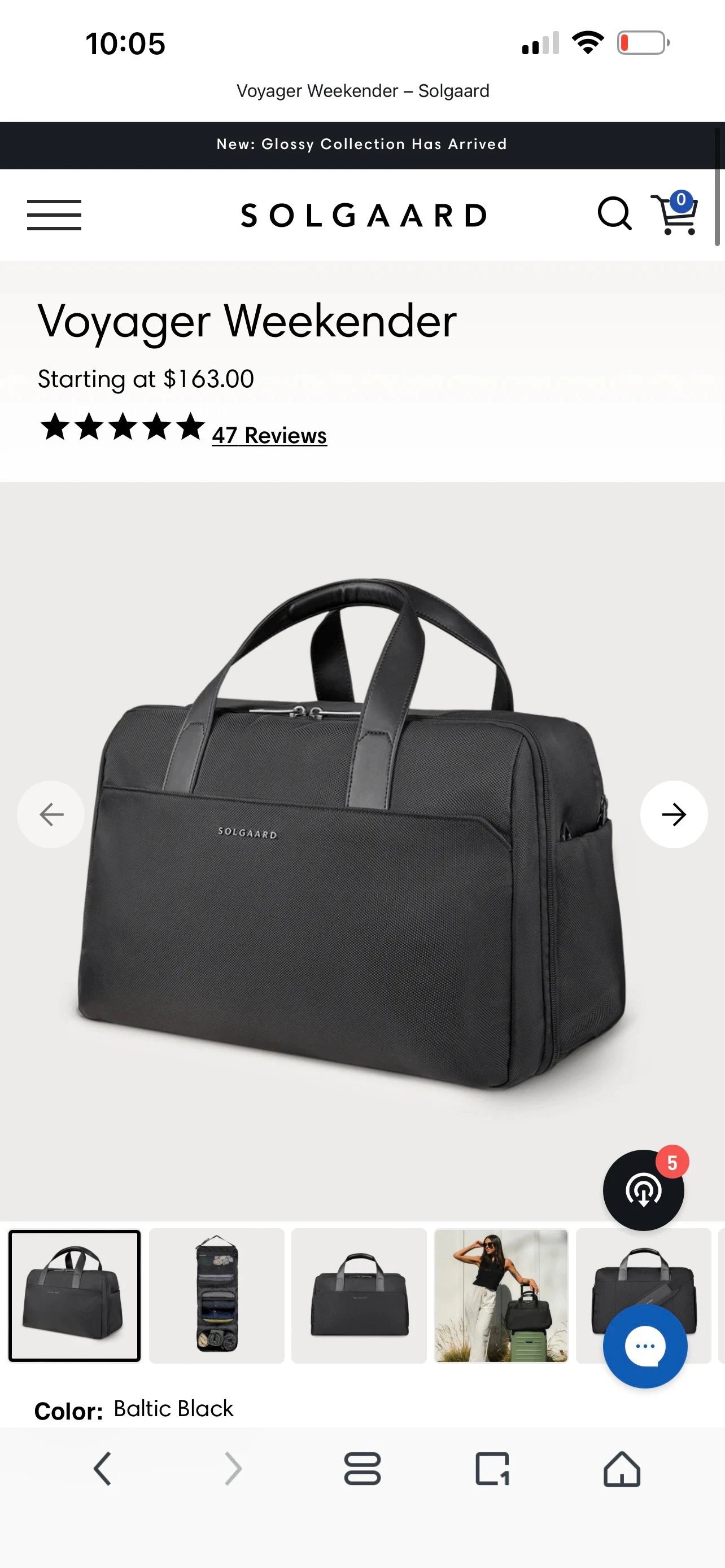 Solgaard Voyager Weekender Travel Bag