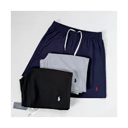 thumbnail for Quick-drying, stretch, lightweight, [running welfare], RL pony embroidery logo, quick-drying, comfortable, lightweight, unrestrained, stretch shorts, unisex