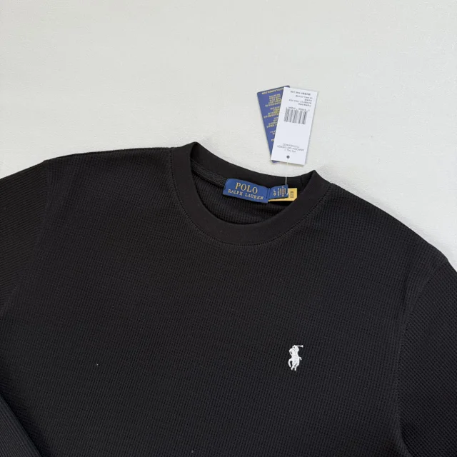 Regular Fit RL Long Sleeve Waffle Knit Tee | Multiple Colours