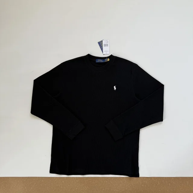 Regular Fit RL Long Sleeve Waffle Knit Tee | Multiple Colours