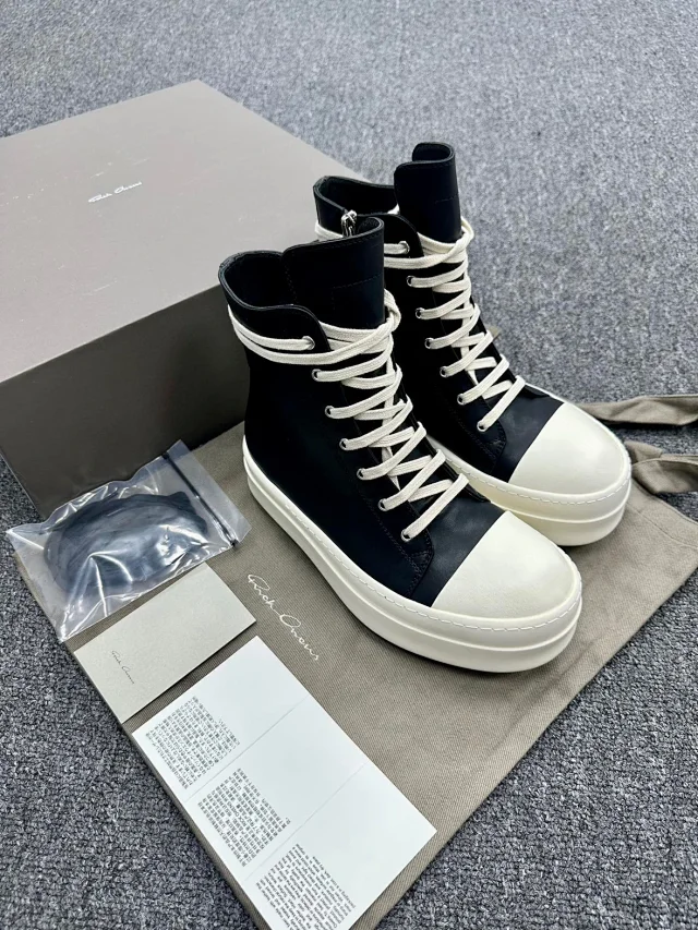 Rick Owens Sneakers Low-Top Lace-Up Canvas product detail image 20