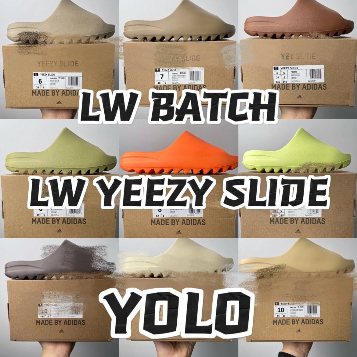 【LW版本】Slide拖鞋 洞洞鞋 码数建议选择偏大1-2码