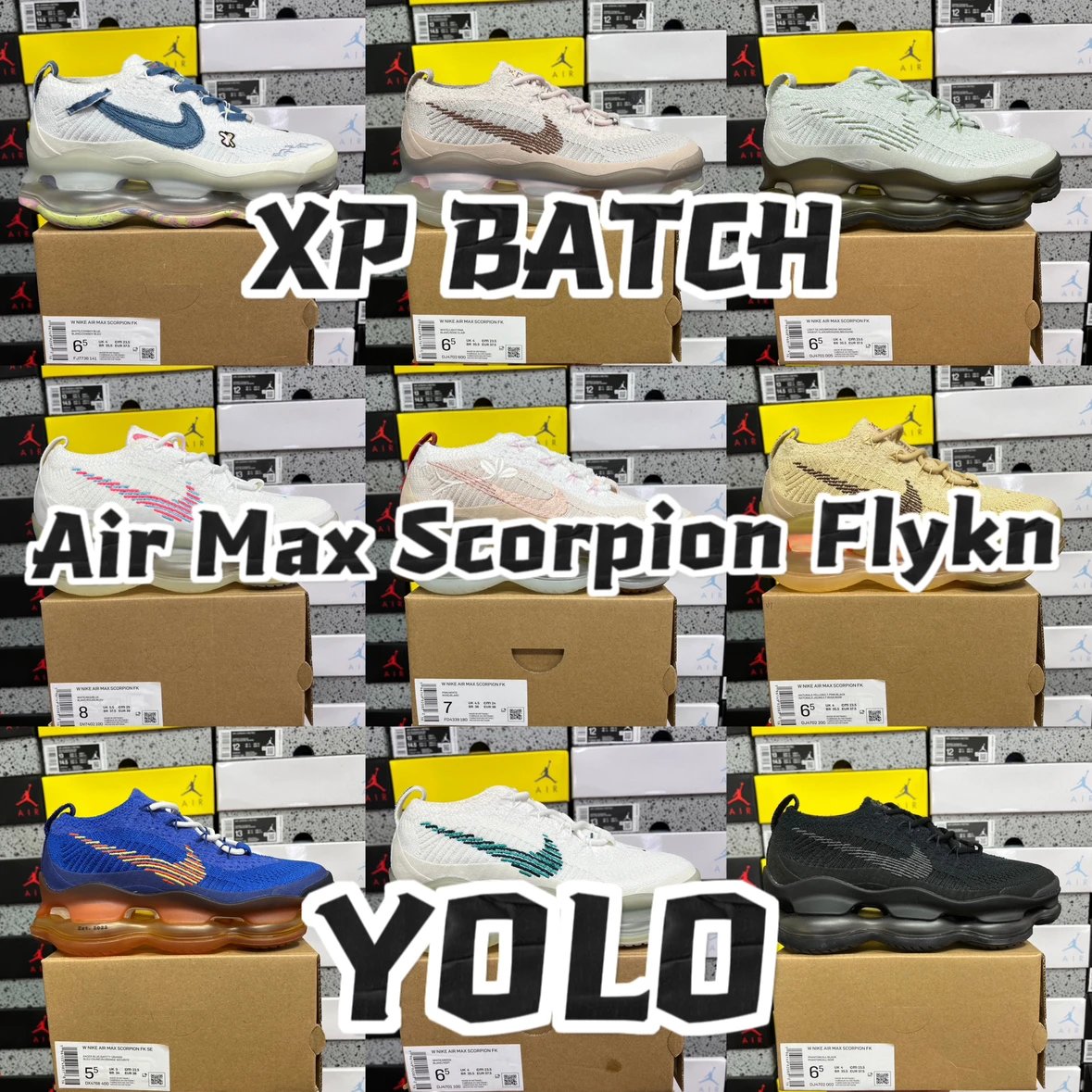 【XP Batch】Air Max Scorpion Flykn 超级大气垫合集
