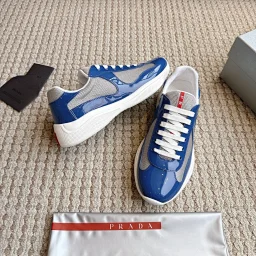 thumbnail for [GZ batch] link1 America's Cup Series Patent Leather Production Time 2-3 days Mesh Casual Sports Shoes 35-48