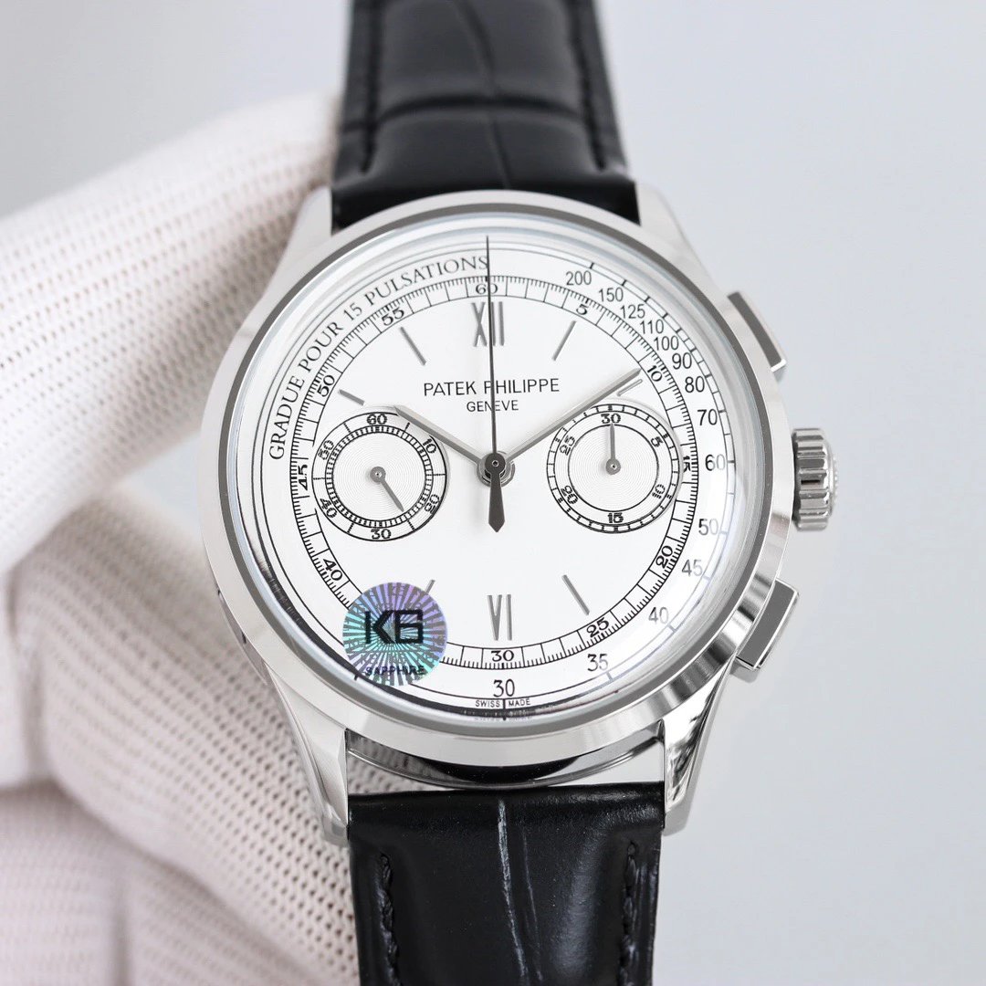 Patek Philippe Chronograph Leather Strap