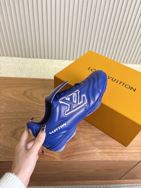 Louis Vuitton Trainer Pink Suede Sneakers - 35