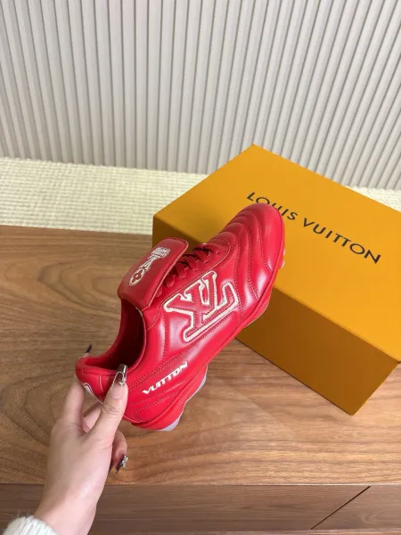 Louis Vuitton Trainer Pink Suede Sneakers - 23
