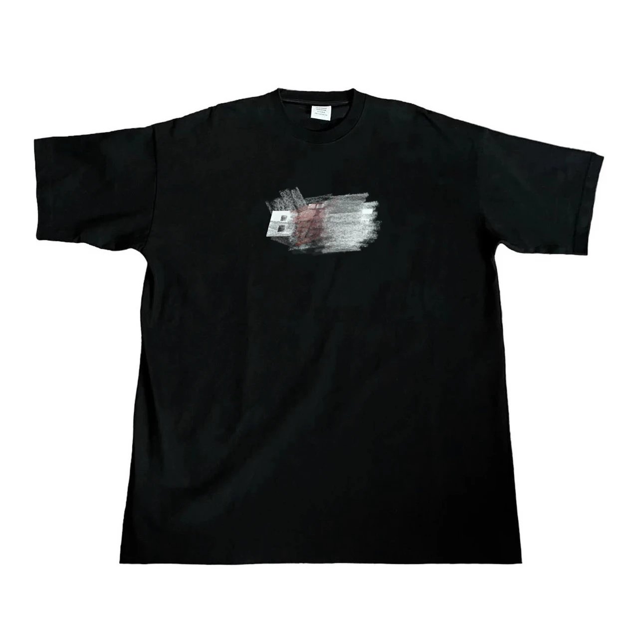 Vetements Böse Oversized Black Graphic T-Shirt, Unisex Designer Streetwear 1