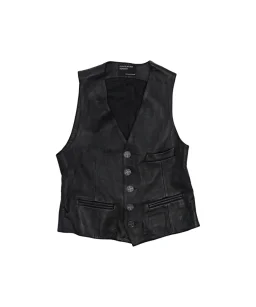 thumbnail for (Final payment, full payment in stock) ERD24SS Cross Button Lambskin Vest Vest