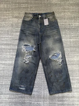 thumbnail for Original taste does not return or replace Blcg mud dyeing and old damage heavy jeans