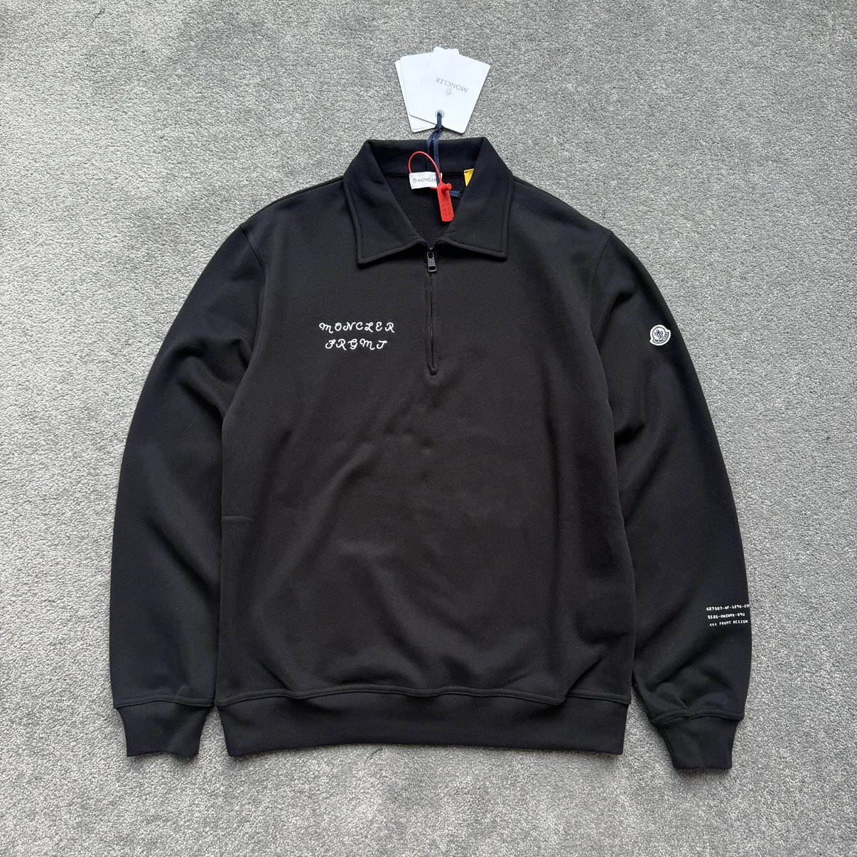 Non-refundable Moc collaboration half-zip sweatshirt jacket