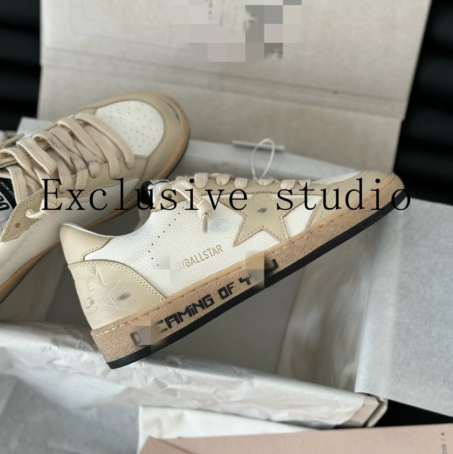 Golden Goose Sneakers Ball Star low-top star-detail — 3