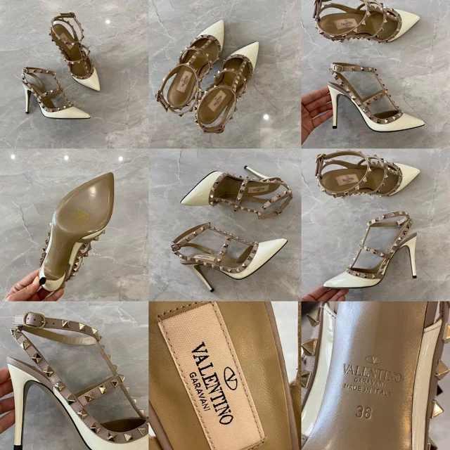 Valentino Garavani Casual Shoes Pointed-Toe Studded Ballet Flats product detail image 61
