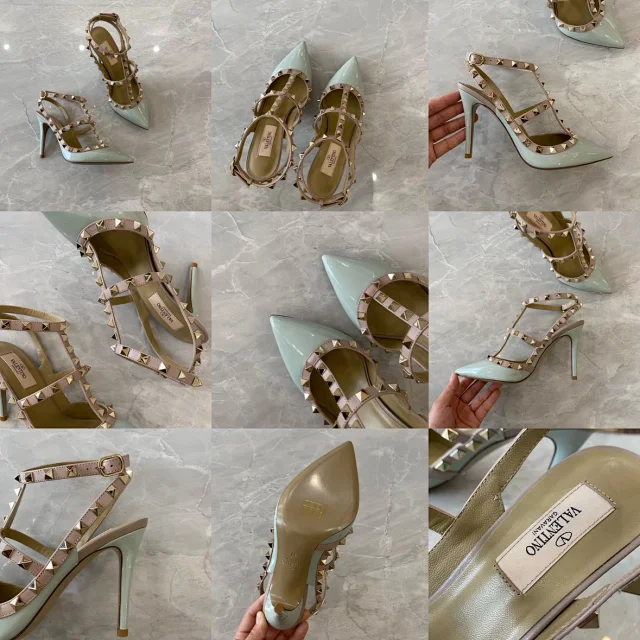 Valentino Garavani Casual Shoes Pointed-Toe Studded Ballet Flats product detail image 60