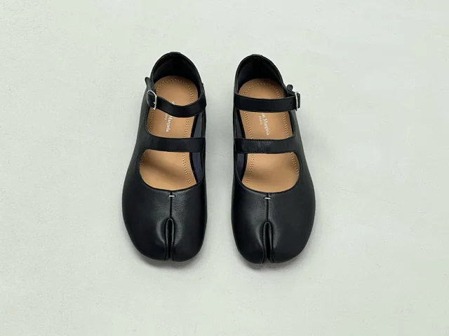 Maison Margiela Leather Shoes Tabi split-toe ballet flats product detail image 86