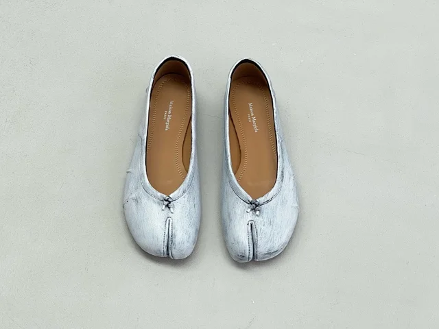 Maison Margiela Leather Shoes Tabi split-toe ballet flats product detail image 16