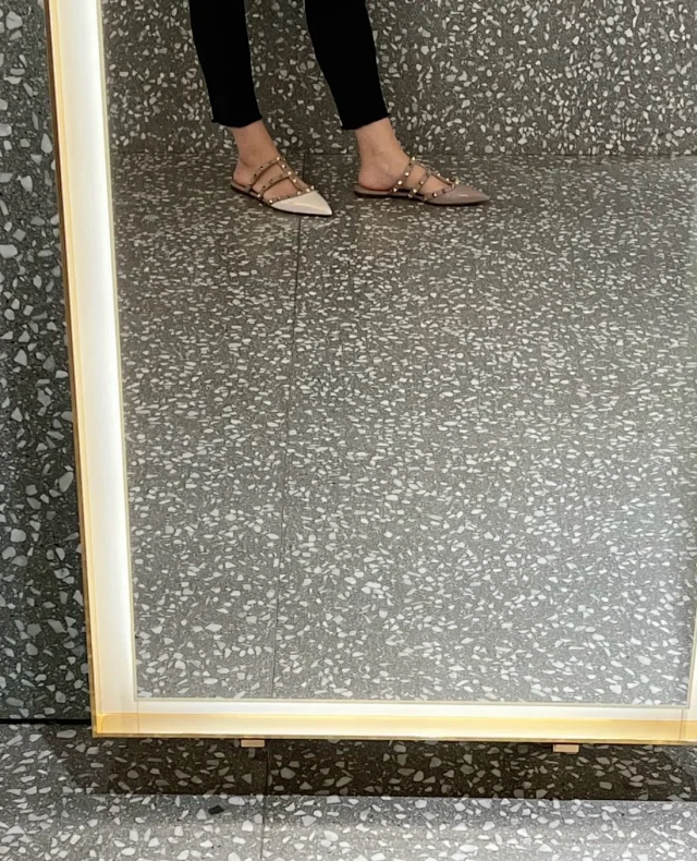 Valentino Garavani Casual Shoes Pointed-Toe Studded Ballet Flats product detail image 20