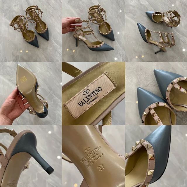 Valentino Garavani Casual Shoes Pointed-Toe Studded Ballet Flats product detail image 70