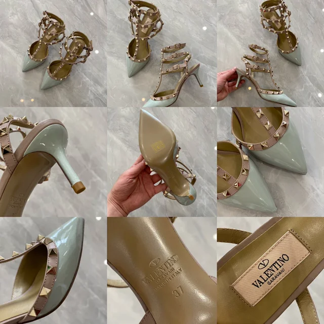 Valentino Garavani Casual Shoes Pointed-Toe Studded Ballet Flats product detail image 71
