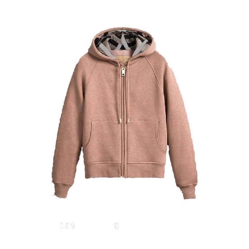 Unbranded Hoodies & Sweatshirts 2009 plaid-lined full-zip hoodie — peach color