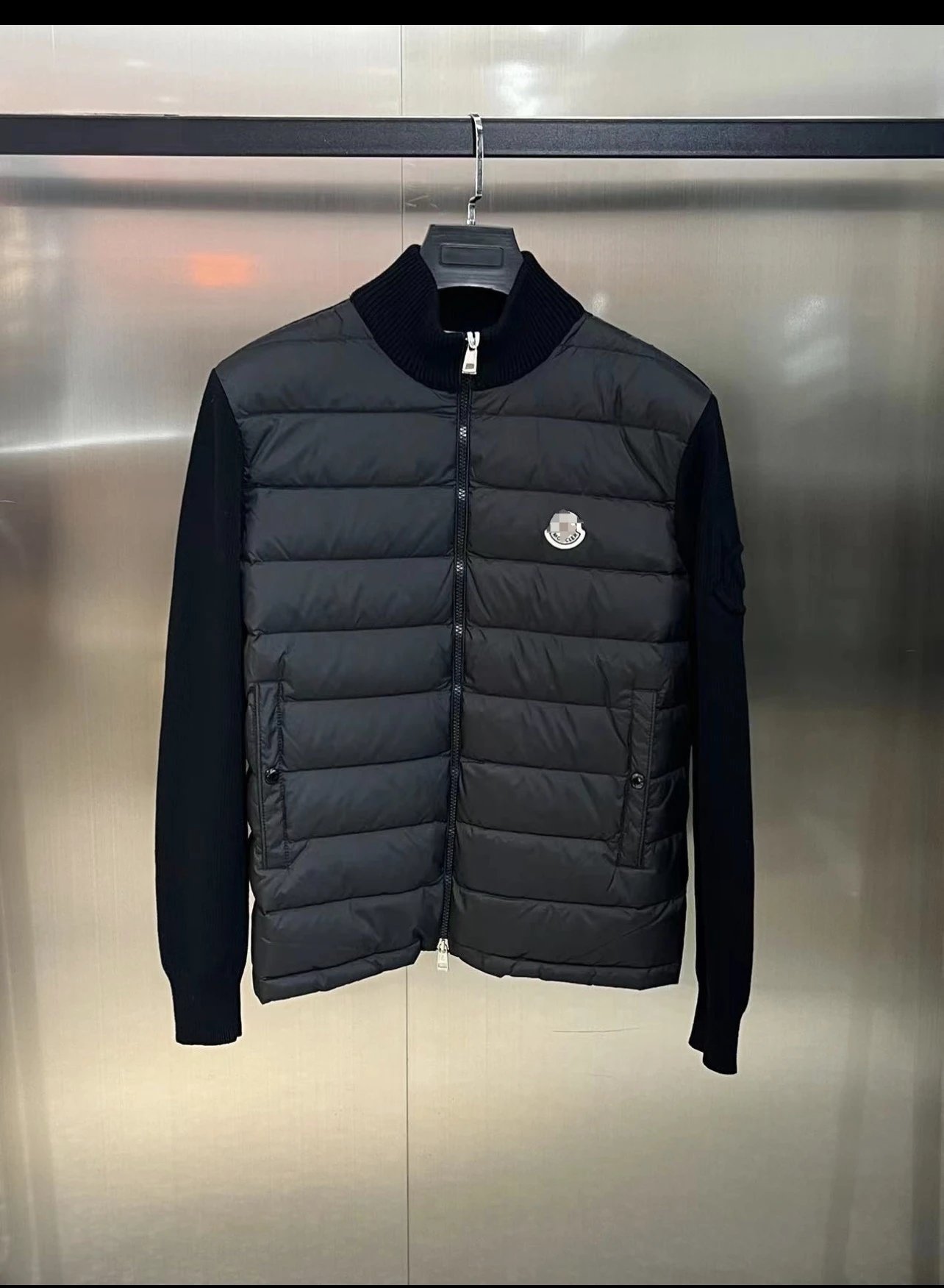 M knitted down jacket