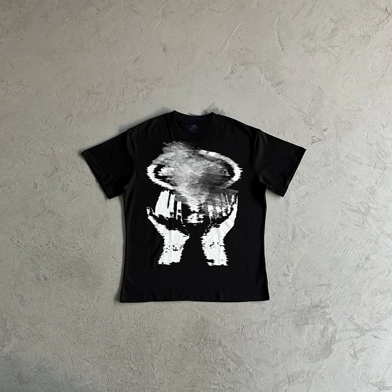 35¥Alcatraz hand print t-shirt