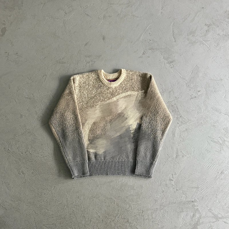 109¥ c star mohairknit sweater -grey