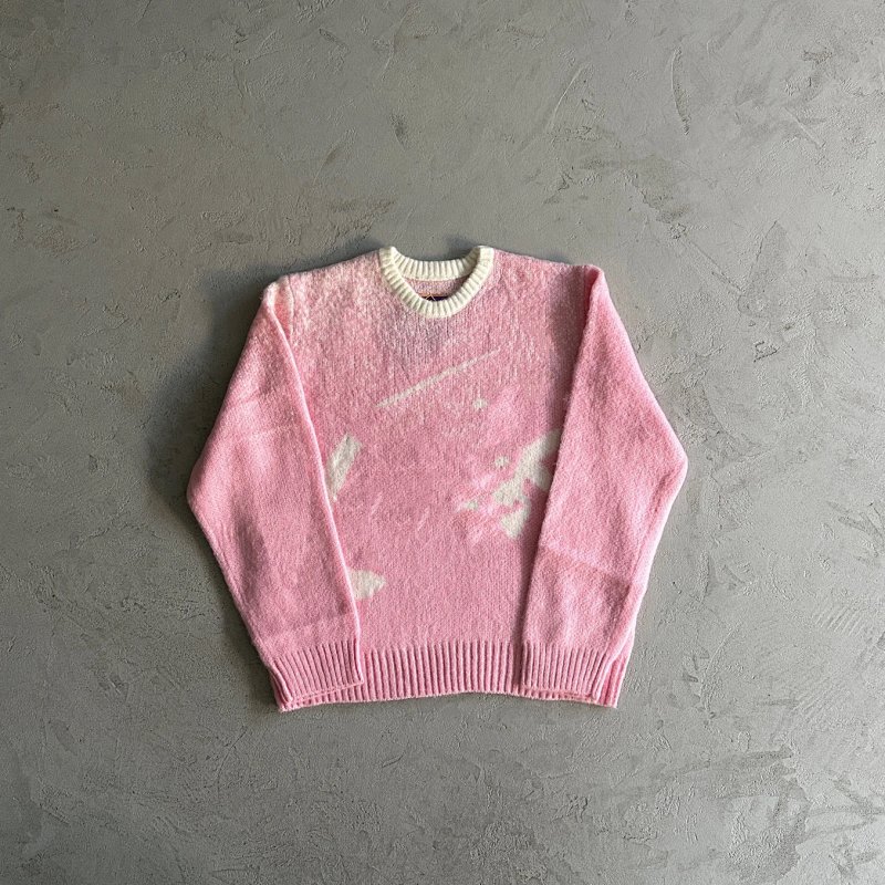 109¥ c star mohairknit sweater -pink
