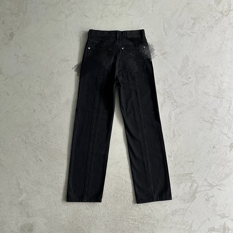 109¥denim jeans-triple black
