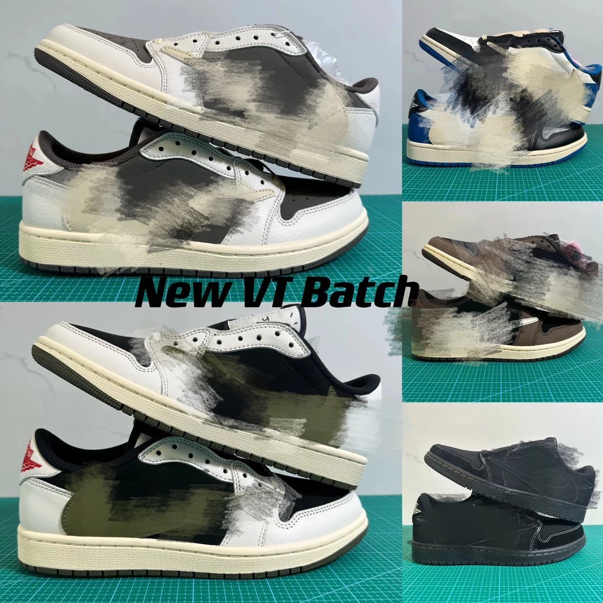 [New VT Batch/Fog Batch] Travis Scott x Air Jordan 1 Low (TS x AJ1) Series 004