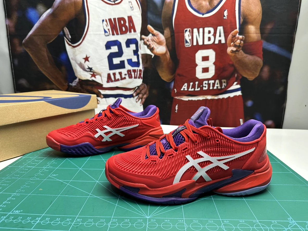 ASICS Court FF 3 Novak KPU breathable three-dimensional upper high elastic EVA midsole TPU anti-twist piece non-slip wear-resistant RB rubber sole professional tennis sneakers!