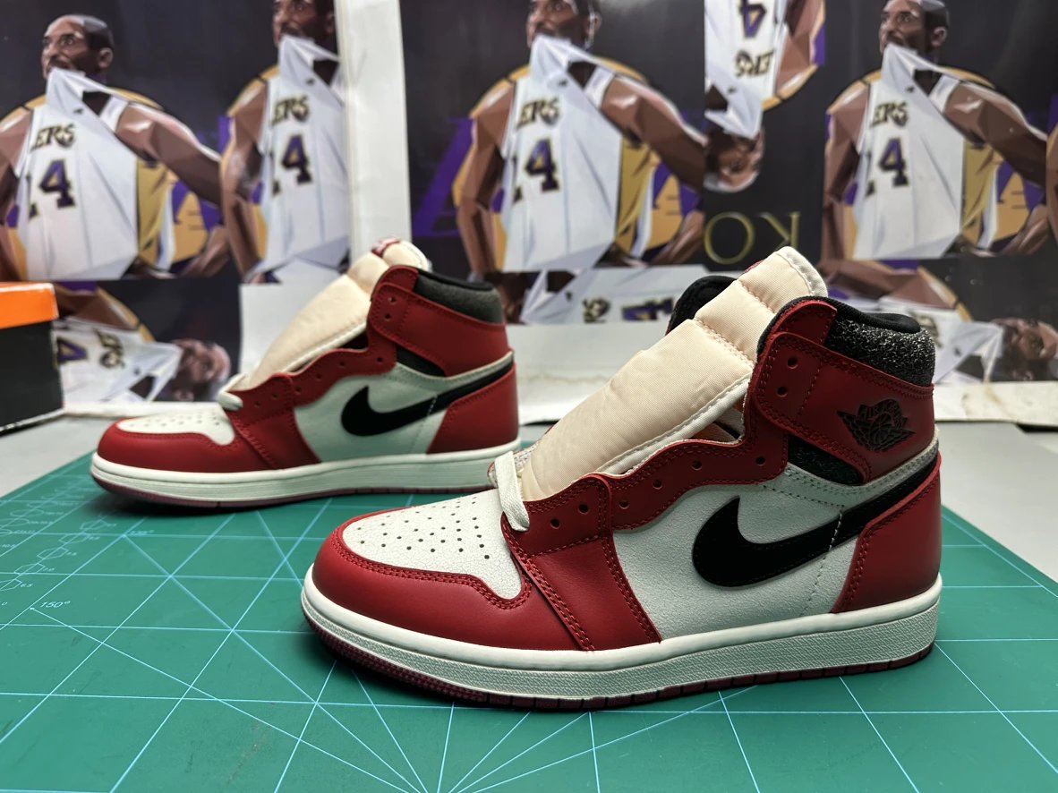 AJ1 High, high cost performance, first layer calfskin, foreign trade batch!
