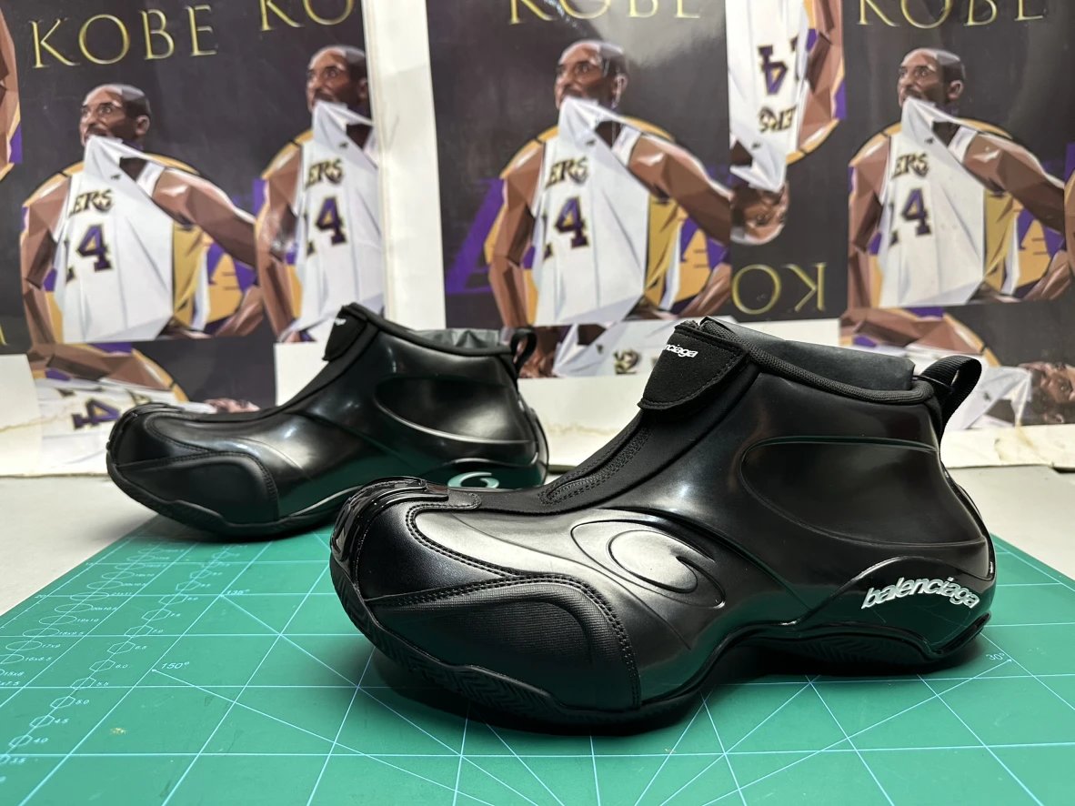 Paris basketball shoes round toe zipper mid-top foreign trade batch!