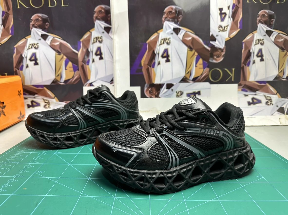 DIOR B35 NXXT mesh low-top hollow thick sole
