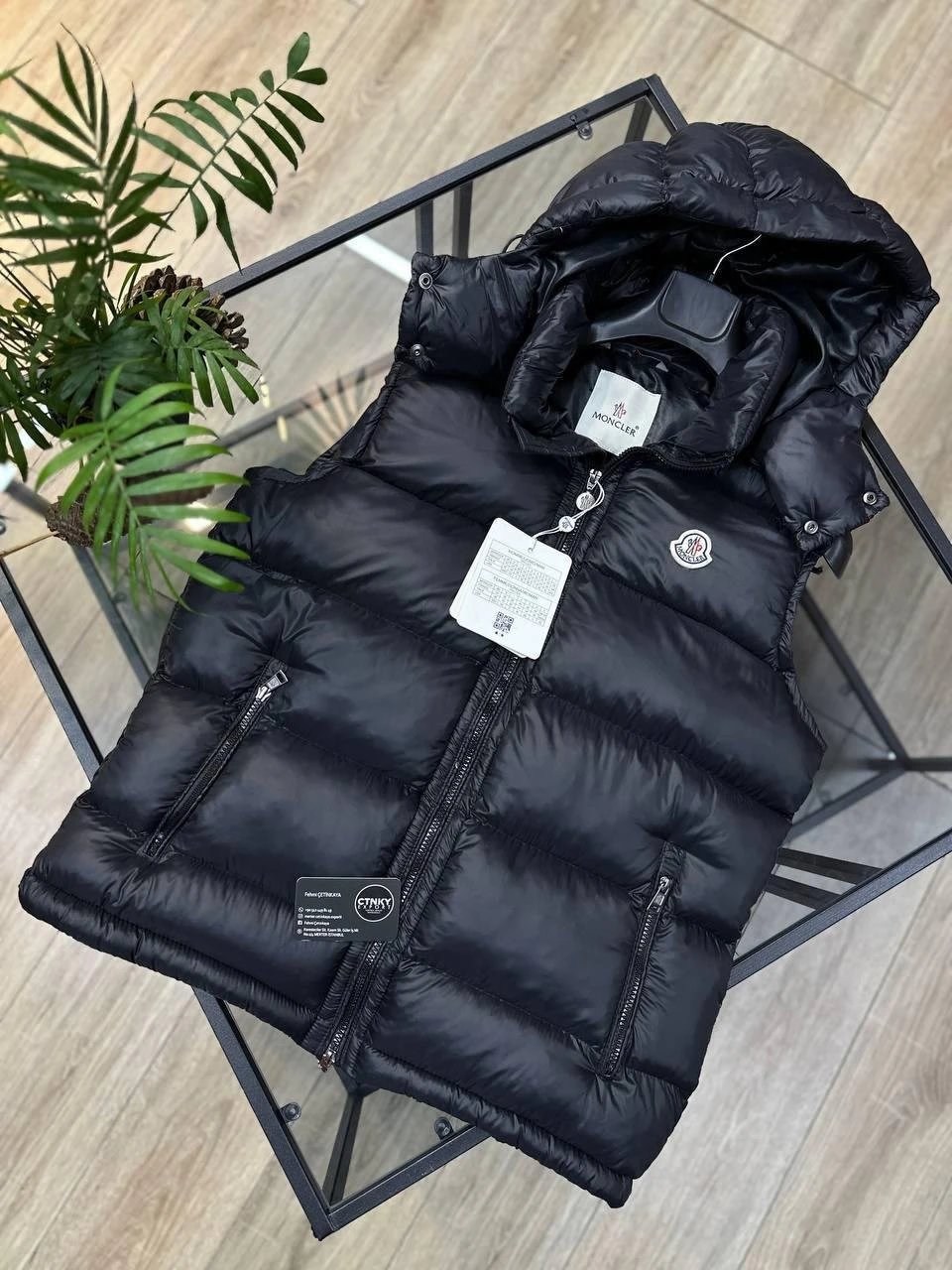 High-Quality Down Puffer Vest Hoodie