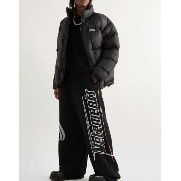 Vetements Hi-Speed Graphic Sweatpants Black - 5
