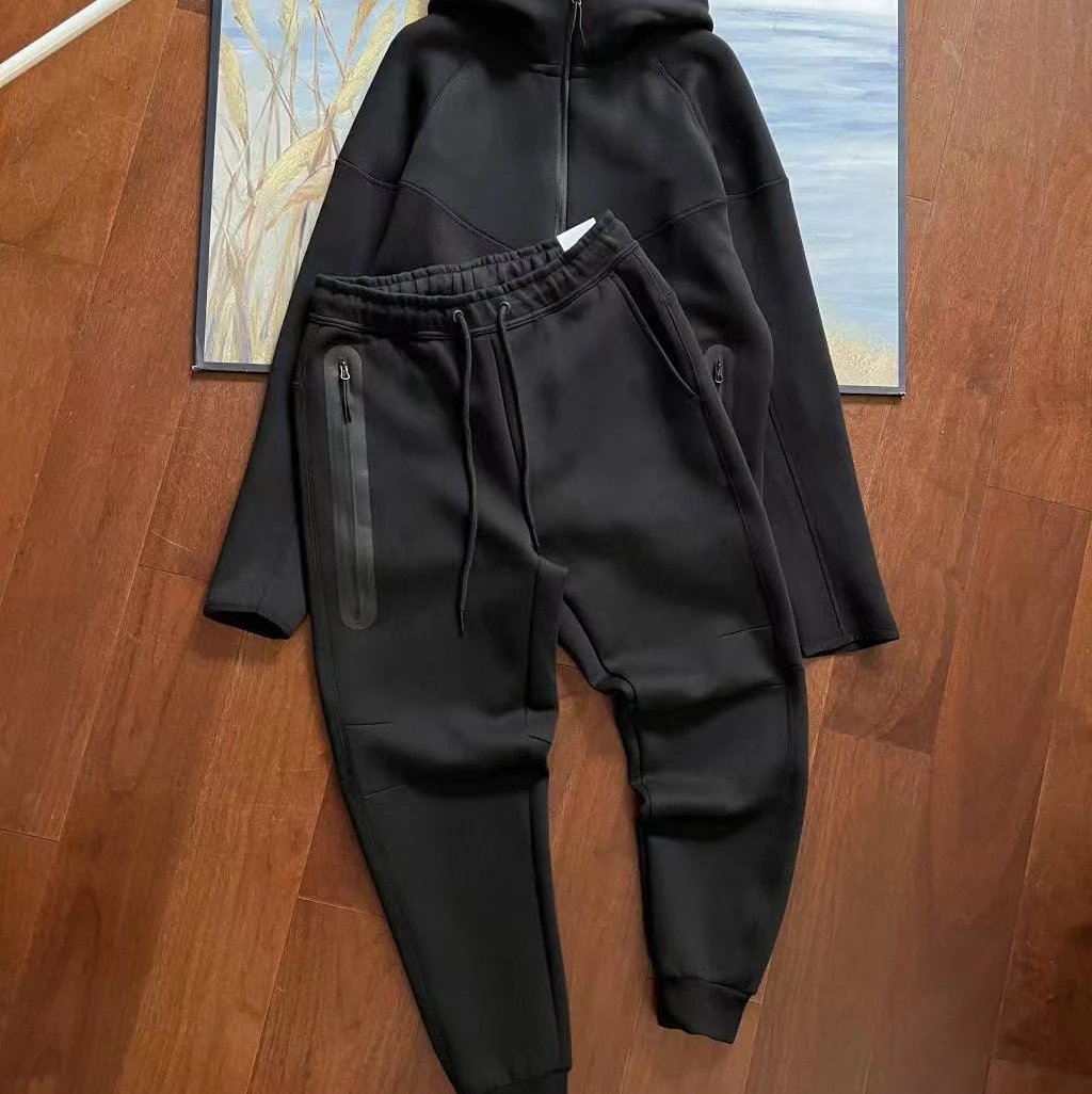 黑色双侧拉链套装