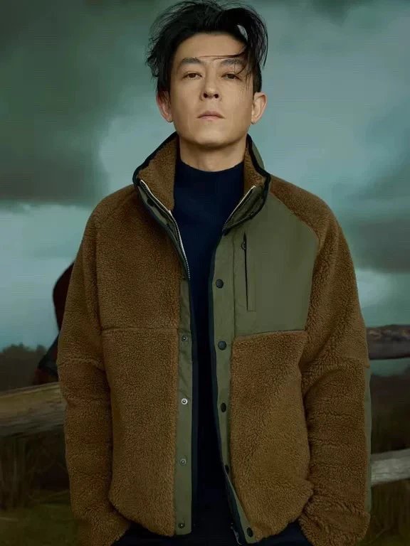 Lamb Fleece Zip-Up Jacket