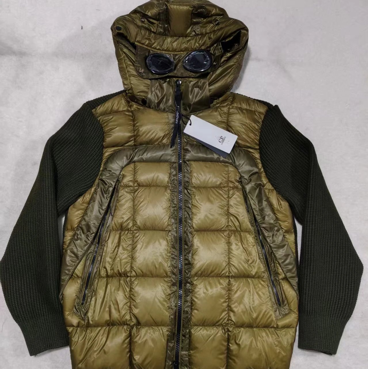02 green cp cardigan with glasses