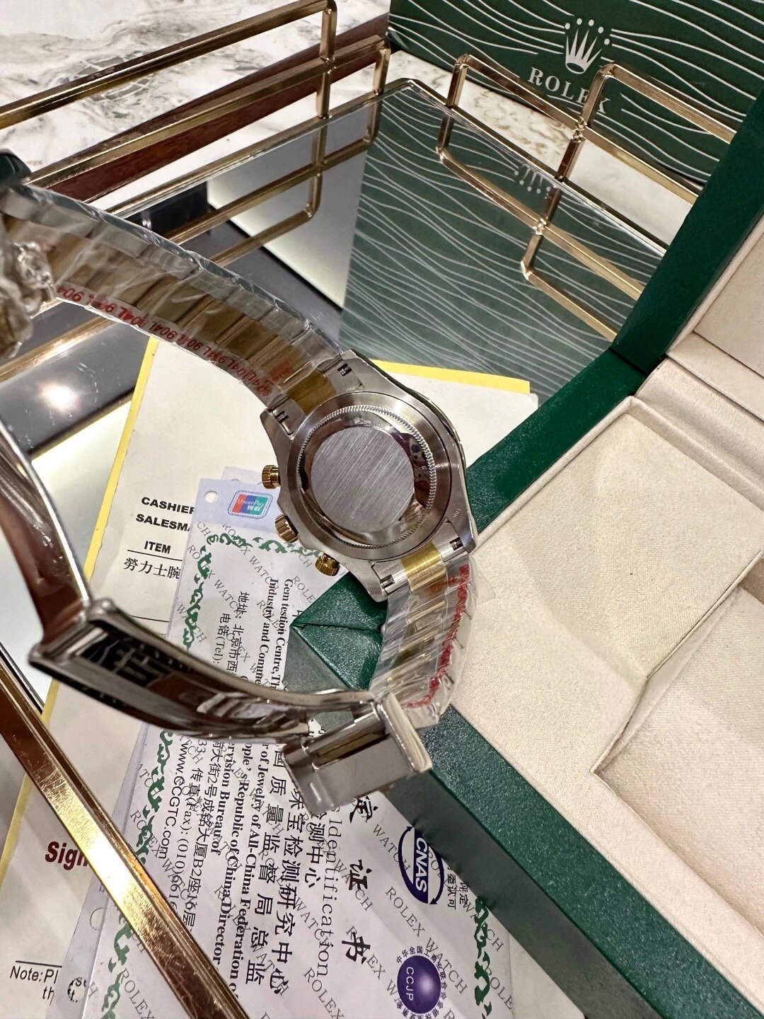 DIY不涉及任何品牌316 stainless steel safety buckle strap  movement top automatic mechanical movement   7