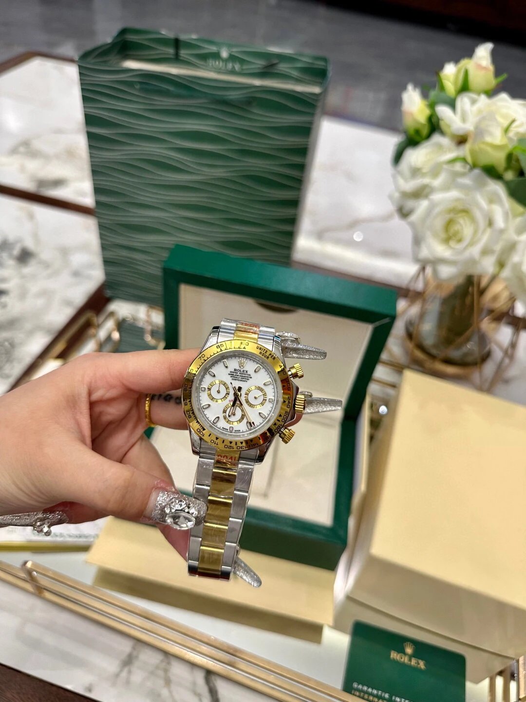DIY不涉及任何品牌316 stainless steel safety buckle strap  movement top automatic mechanical movement   5
