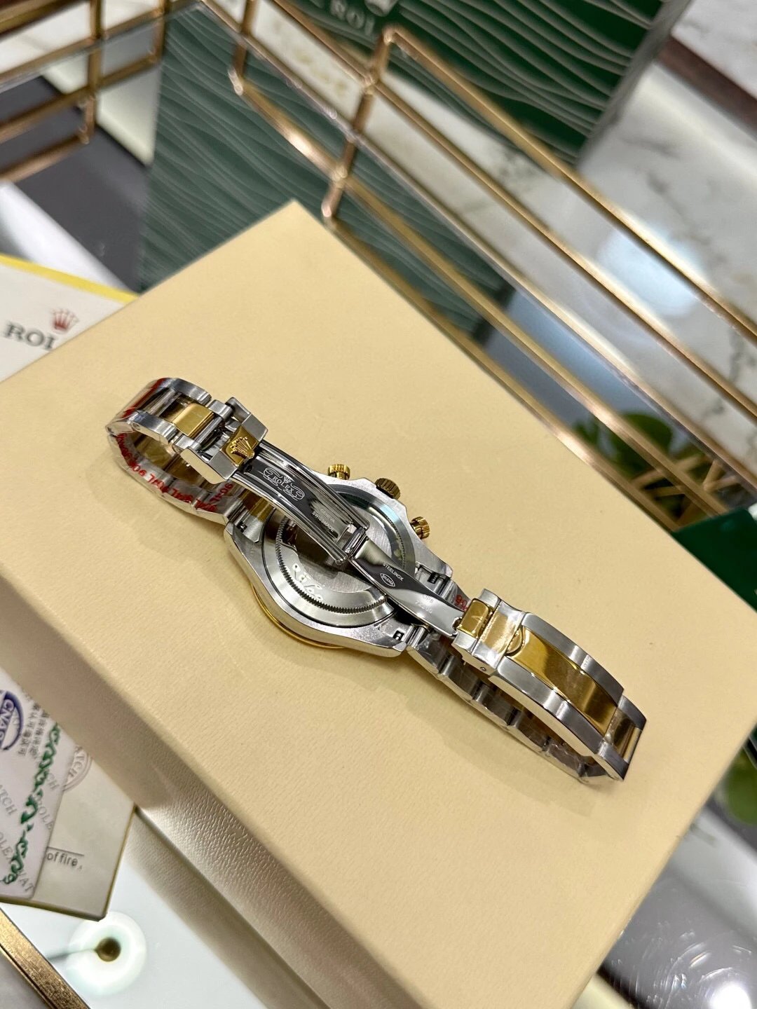 DIY不涉及任何品牌316 stainless steel safety buckle strap  movement top automatic mechanical movement   8