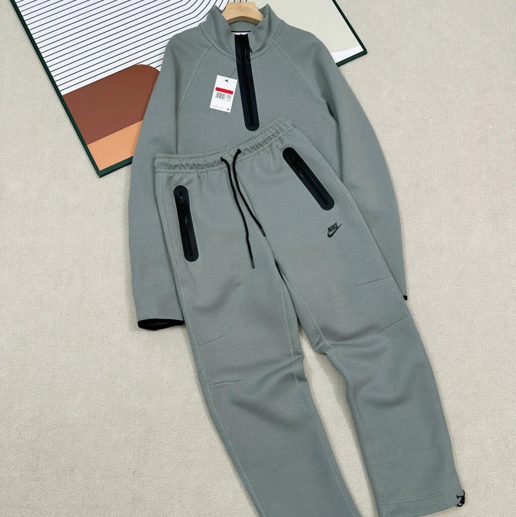Half-Zip Gray Green 277039