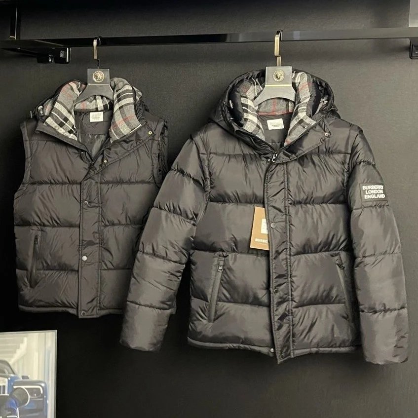 秋冬连帽羽绒棉服外套 Sleeve removable