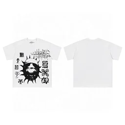 thumbnail for [Summer Deal] YD high-version cotton crewneck short-sleeved T-shirt 273374