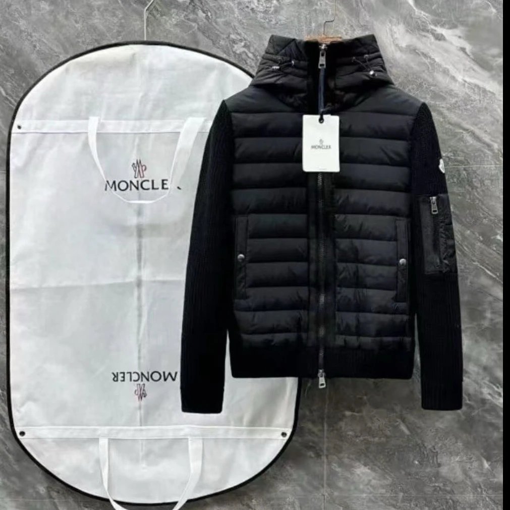 New Knitted Splicing Casual Down Jacket (3 styles)