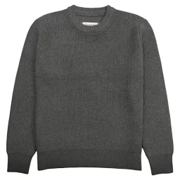 thumbnail for Crewneck pullover long-sleeved knit sweater