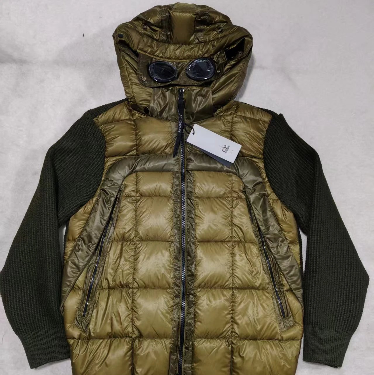 02 cardigan with glass / green