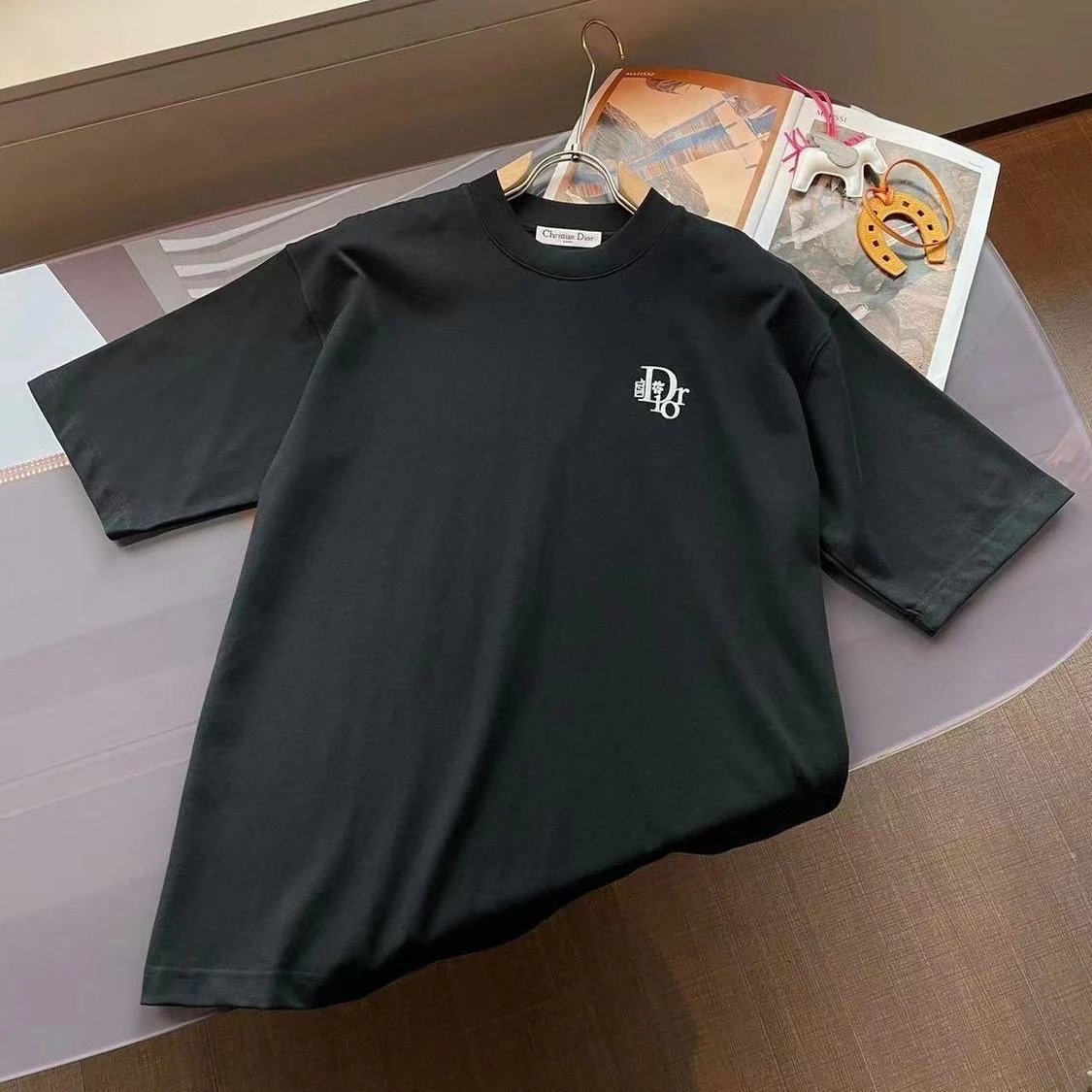 潮牌CD纯棉休闲圆领短袖T恤